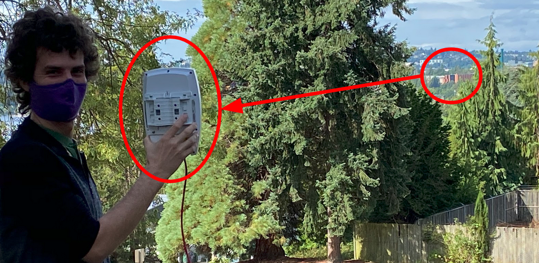 photo of Matt holding CPE